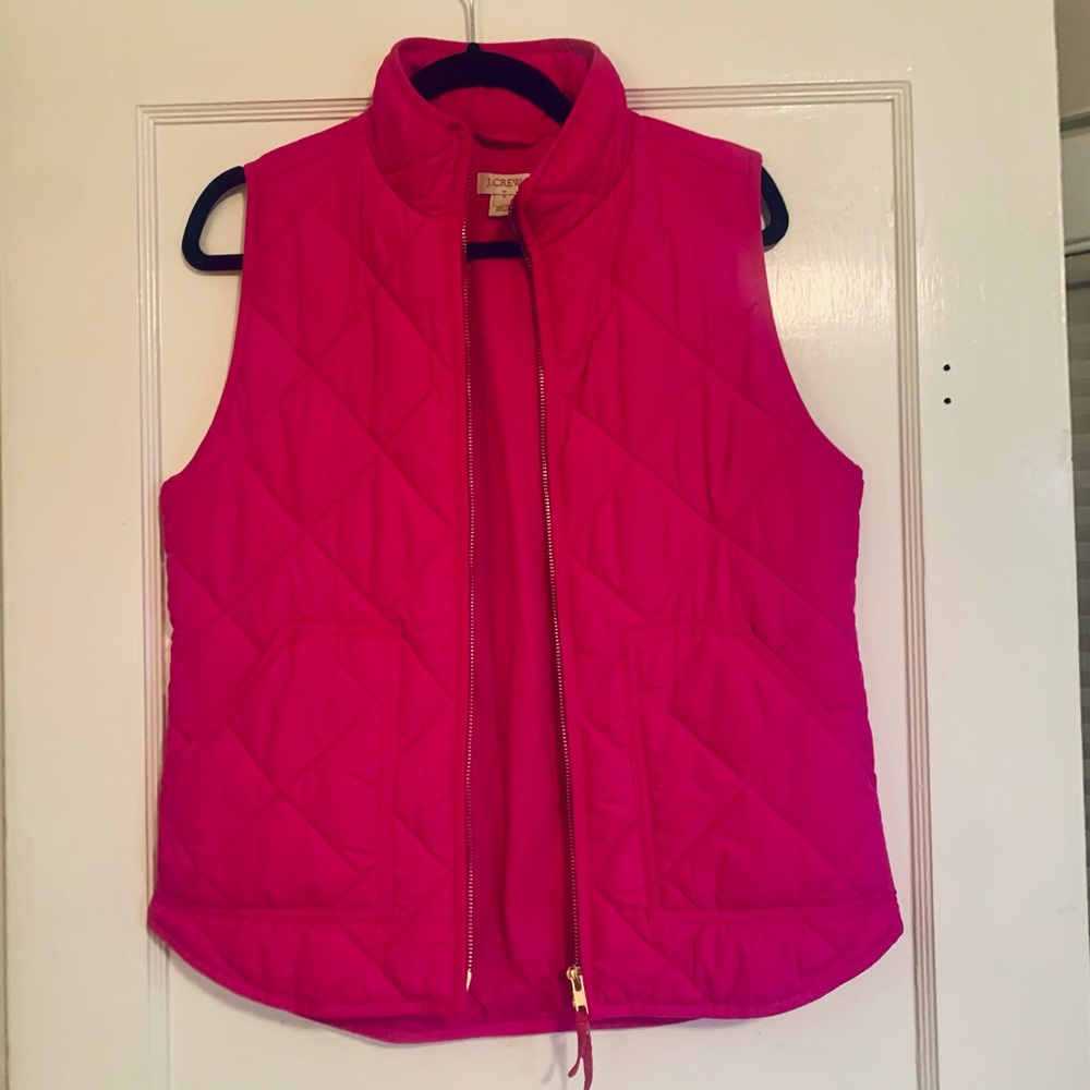 J crew pink vest
